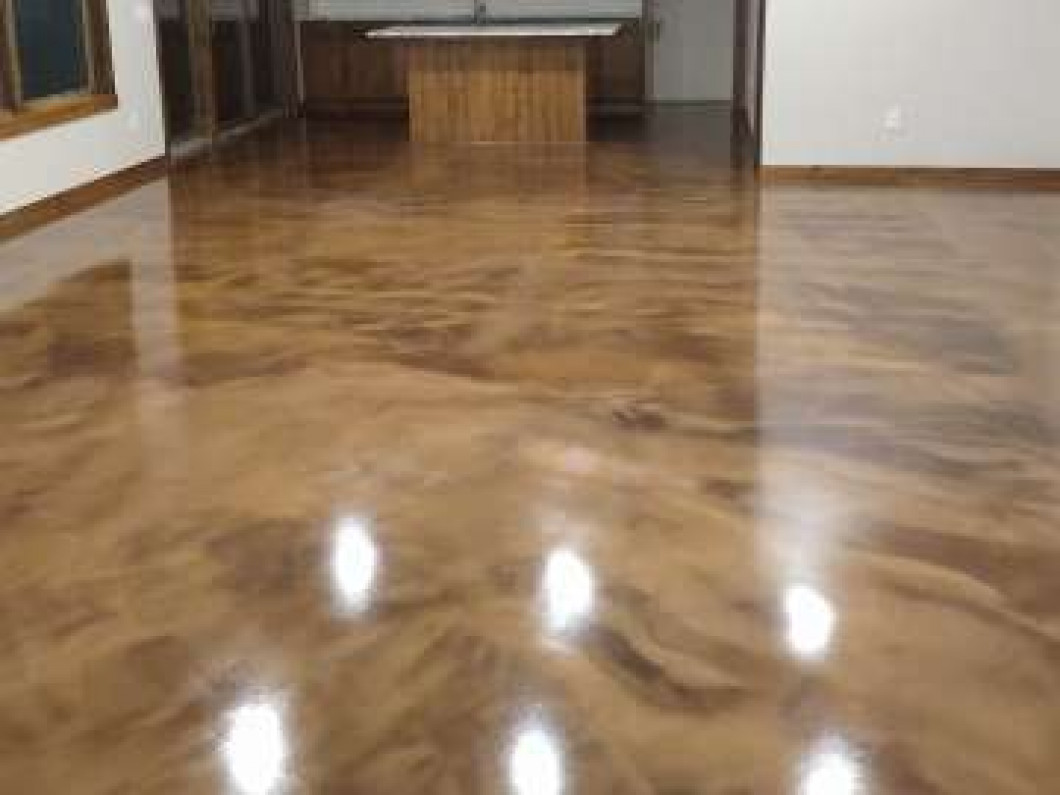Metallic Marble Epoxy Flooring System Isanti Mn Royal Epoxy